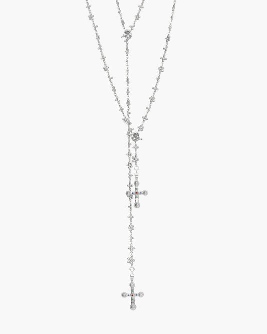Daisy Molecule Chain Set in Silver